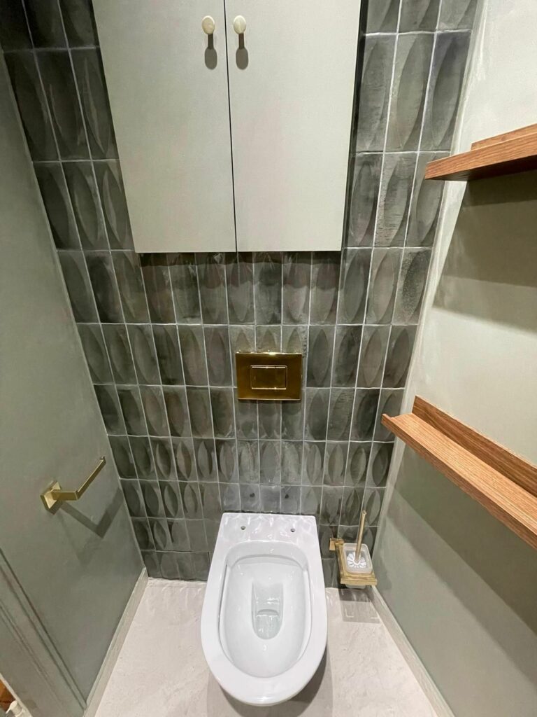 Salle de bain - chantier Art Eco Conseil à Paris 16e
