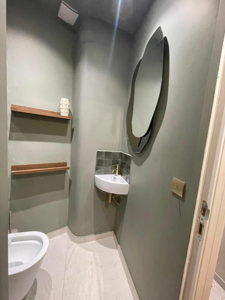 Salle de bain - chantier Art Eco Conseil à Paris 16e