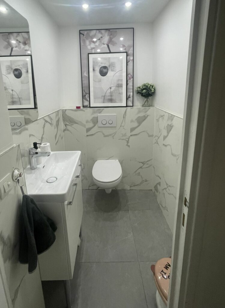 WC avant travaux à Gagny - Art Eco Conseil