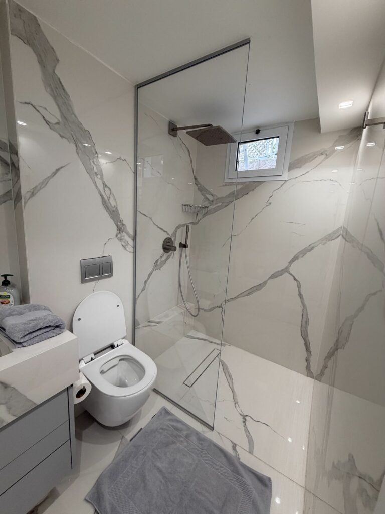 Salle de bain - chantier Art Eco Conseil à Charenton-le-Pont