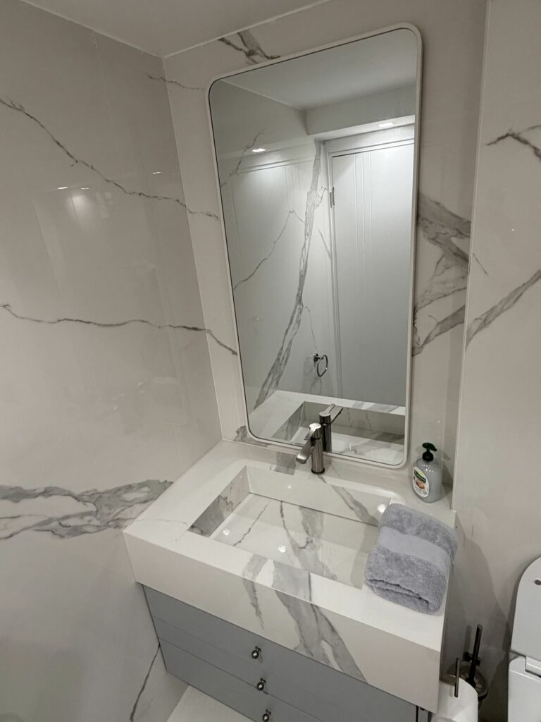 Salle de bain - chantier Art Eco Conseil à Charenton-le-Pont