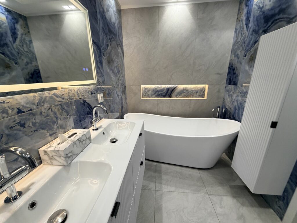 Salle de bain - chantier Art Eco Conseil à Vincennes