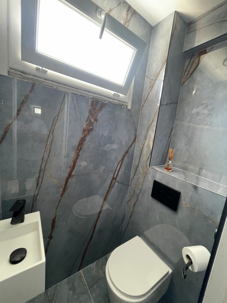 Salle de bain - chantier Art Eco Conseil à Saint-Maurice