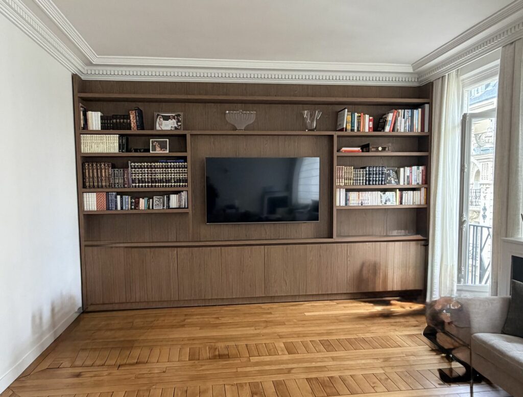 Bibliothèque après travaux à Neuilly-sur-Seine - Art Eco Conseil