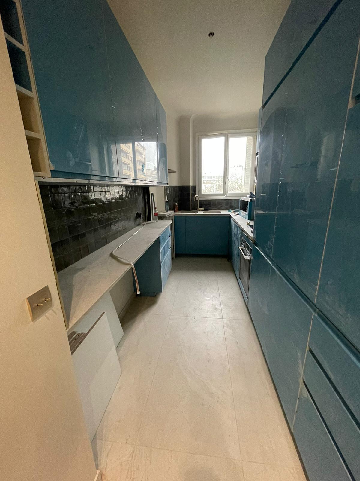 Cuisine après rénovation à Paris 16